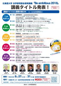 Be Ambitious 2018　ポスター